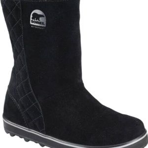 SOREL WOMEN'S GLACY SNOW BOOT (BLACK) SIZE 8.5